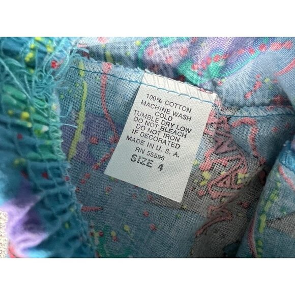 Vtg 90s Batman Pants AOP Little Boys Kids Size 4 Paint Splatter 1991 DC Comics - Picture 5 of 6